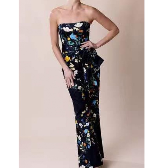 Cara Cara Pants - NWT Cara Cara Elsa Jumpsuit - Black Pressed Floral